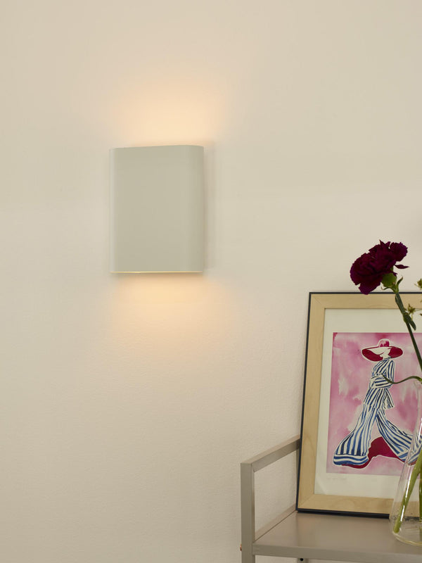 Lucide OVALIS wandlamp 2 × E14, wit