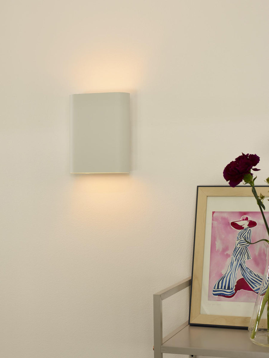 Lucide OVALIS wandlamp 2 × E14, wit