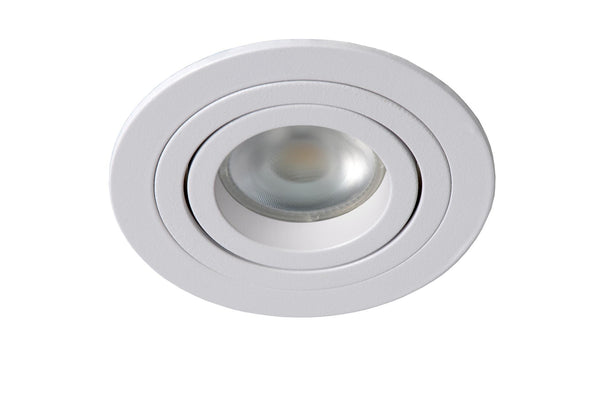 Lucide TUBE inbouwspot Ø 9,2 cm, GU10, wit