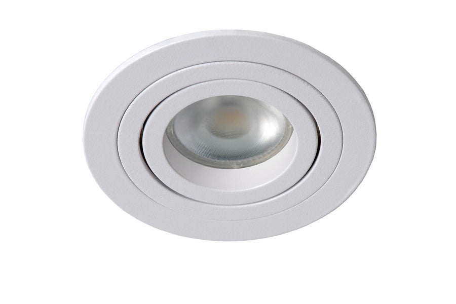 Lucide TUBE inbouwspot Ø 9,2 cm, GU10, wit
