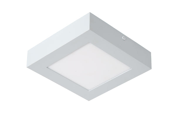 Lucide BRICE-LED dimbare LED-plafondlamp voor de badkamer 15 W, IP44, wit