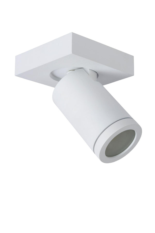 Lucide TAYLOR dimbare LED-plafondspot voor de badkamer GU10, 5 W, IP44, 2200–3000 K, wit