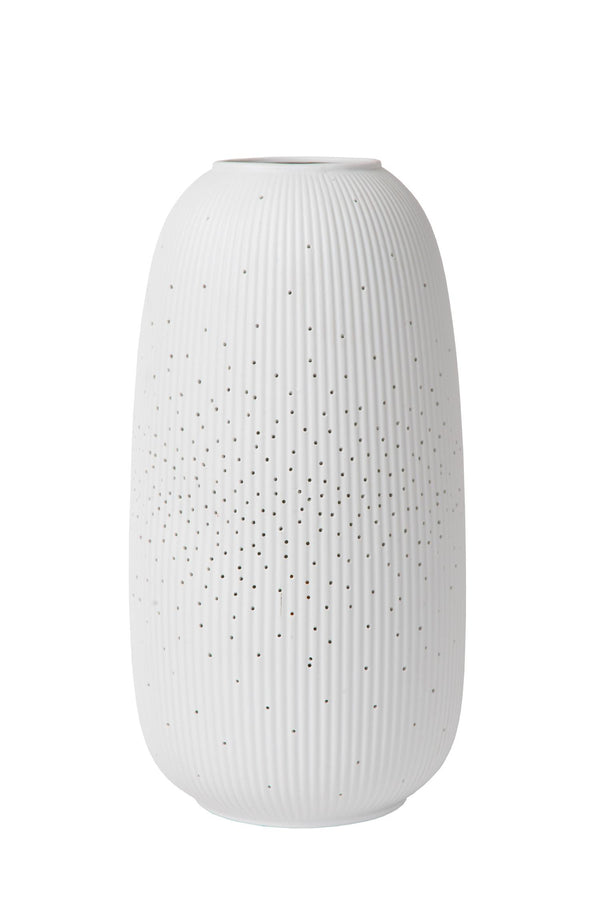 Lucide FLORES tafellamp Ø 17,5 cm, E14, wit