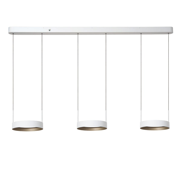 Lucide RADIANT dimbare LED-hanglamp 3 × 18,6 W, 2200–3000 K, wit