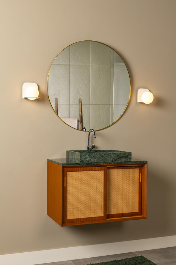 Lucide DAVY wandlamp voor de badkamer G9, IP44, wit