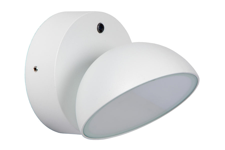 Lucide FINN LED-wandlamp voor binnen en buiten met dag-nachtsensor 12 W, IP54, wit