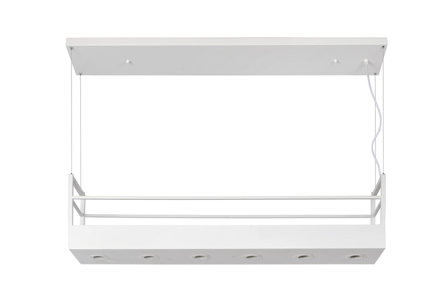 Lucide MIRAVELLE hanglamp 6 × GU10, wit