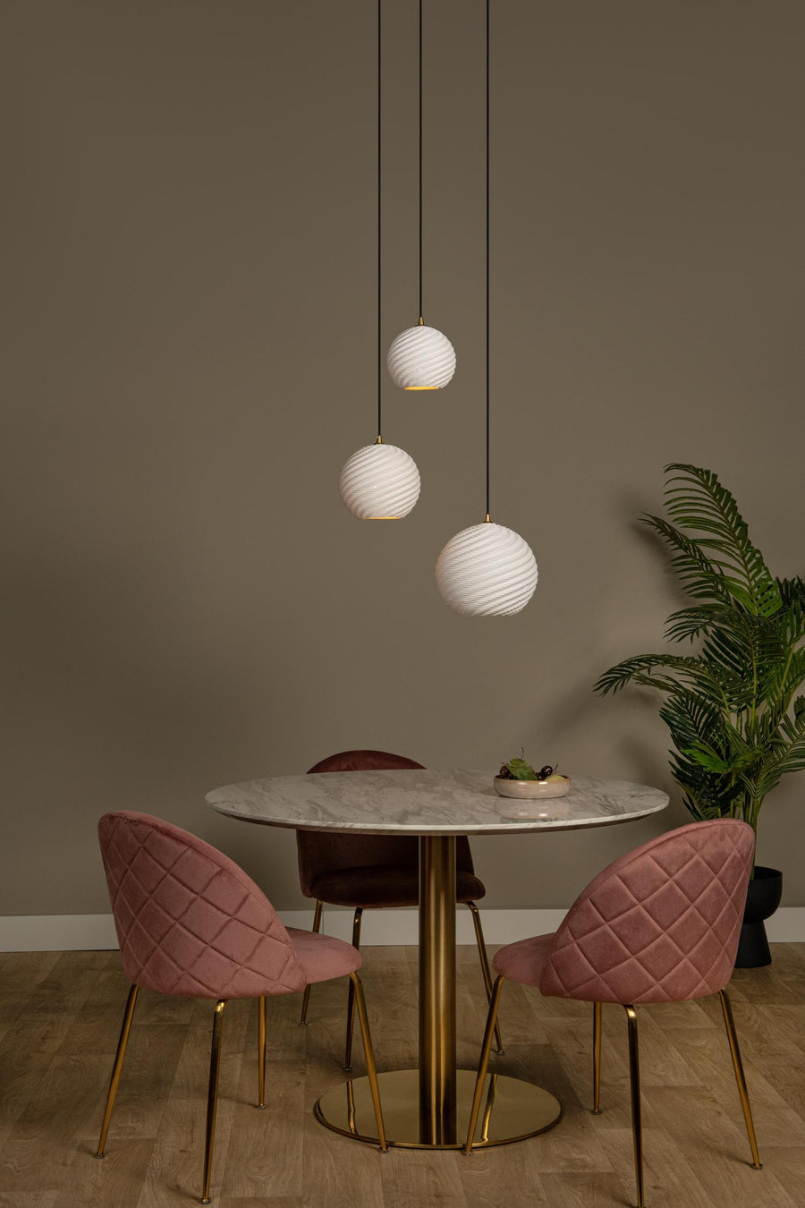 Lucide BINA hanglamp Ø 40 cm, 3 × E27, wit