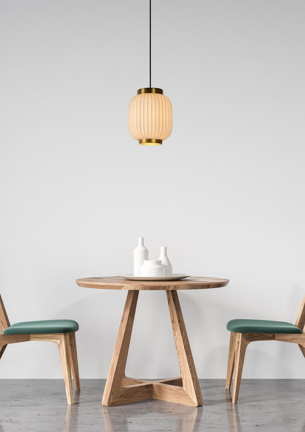 Lucide GOSSE hanglamp Ø 19,5 cm, E27, wit