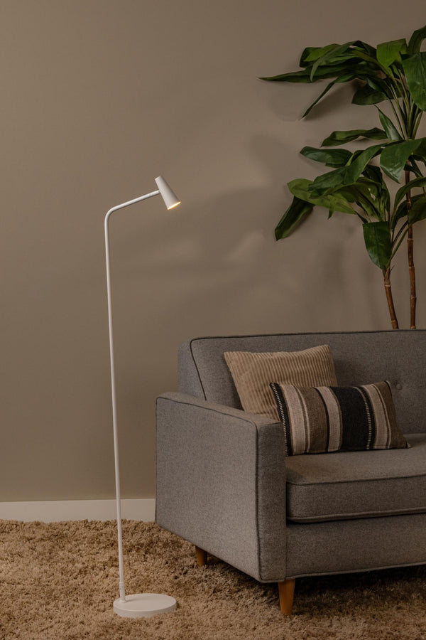 Lucide STIRLING oplaadbare LED-vloerlamp met 3 dimstanden, 3 W, wit