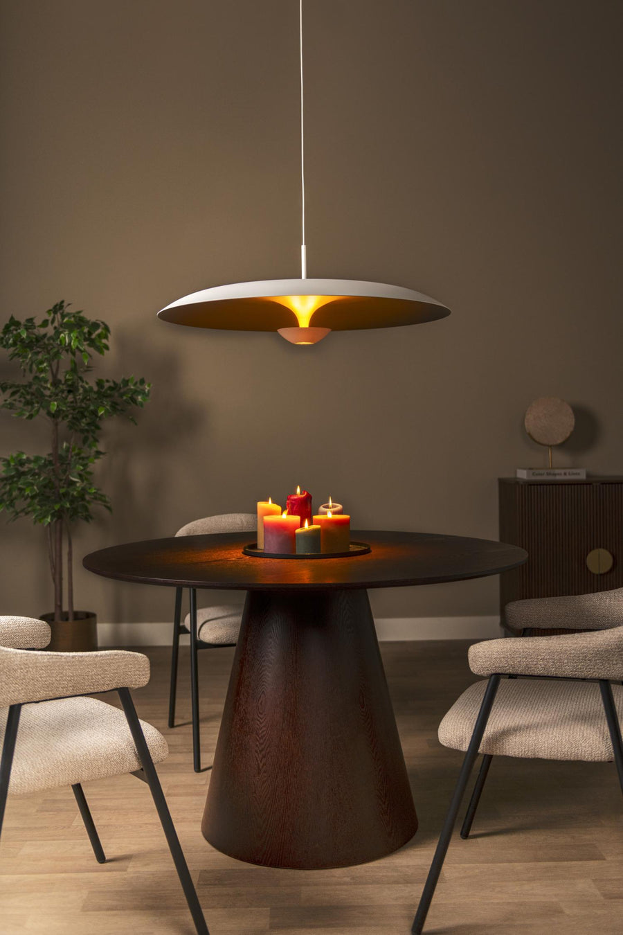 Lucide KENNETH dimbare LED-hanglamp Ø 80 cm, 22 W, wit