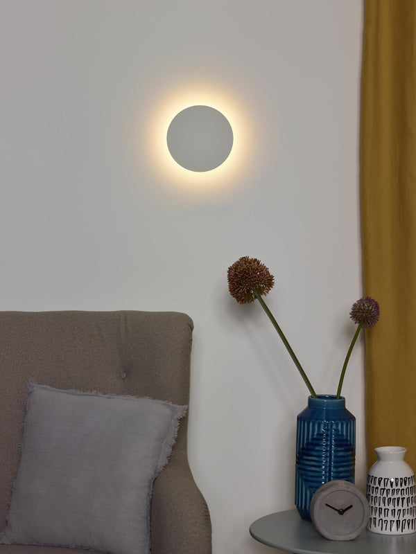 Lucide EKLYPS LED-wandlamp Ø 15 cm, 7 W, wit