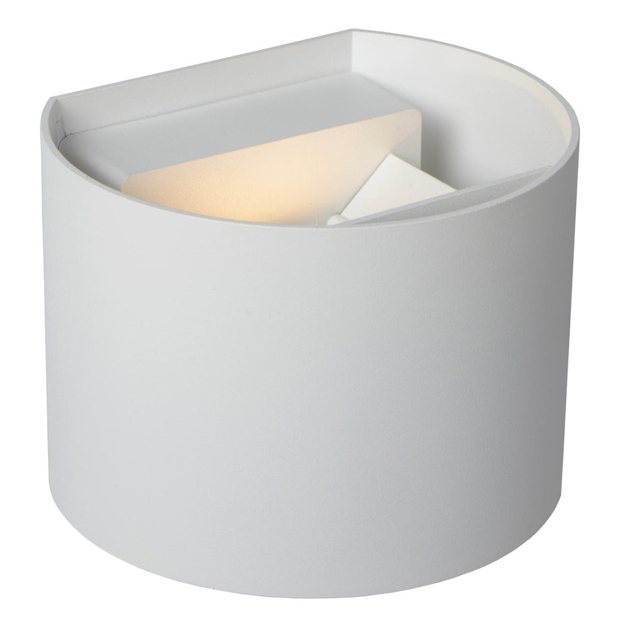 Lucide AXI LED-wandspot voor de badkamer 2 × 3,5 W, IP54, wit