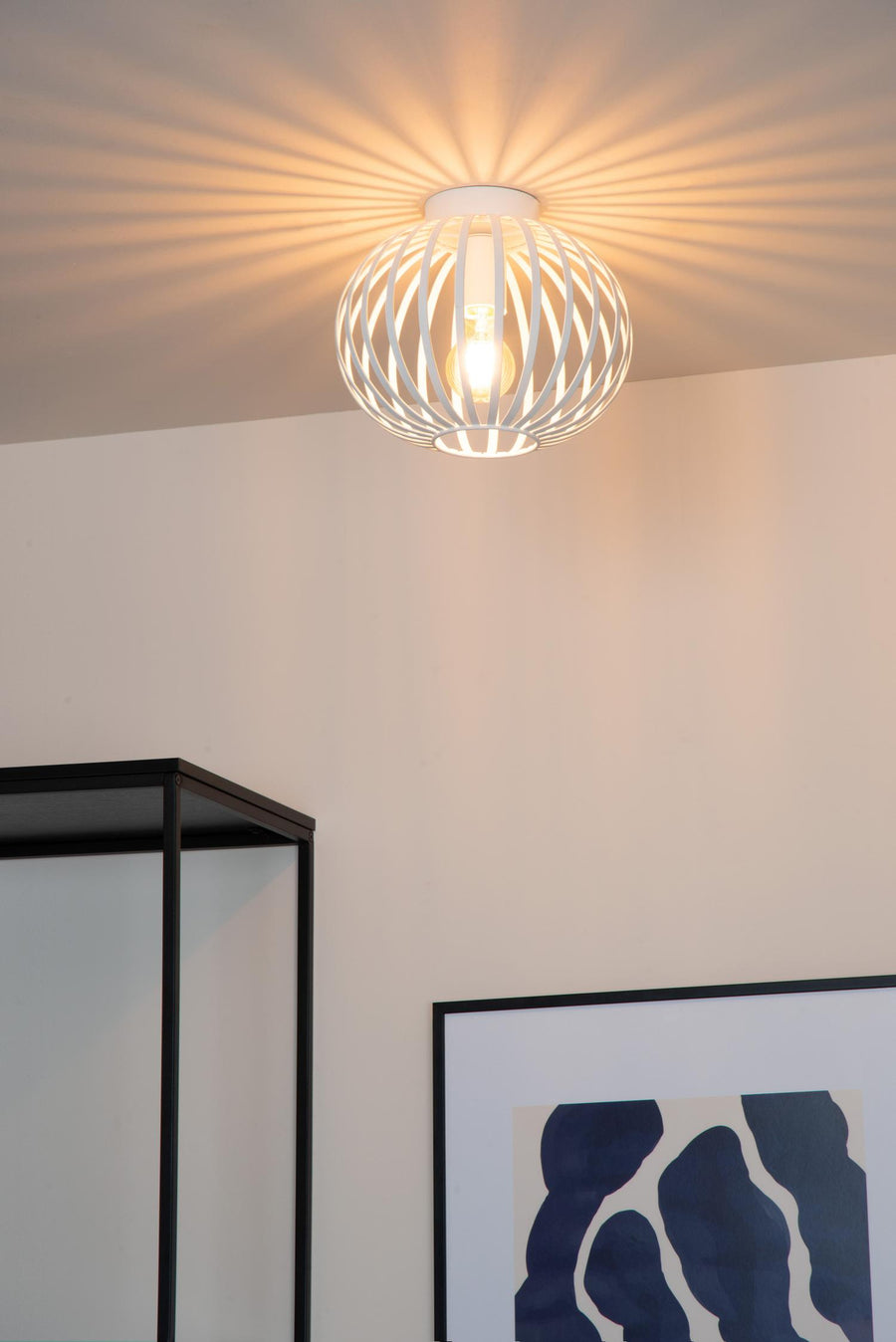 Lucide MANUELA plafondlamp Ø 25 cm, E27, wit