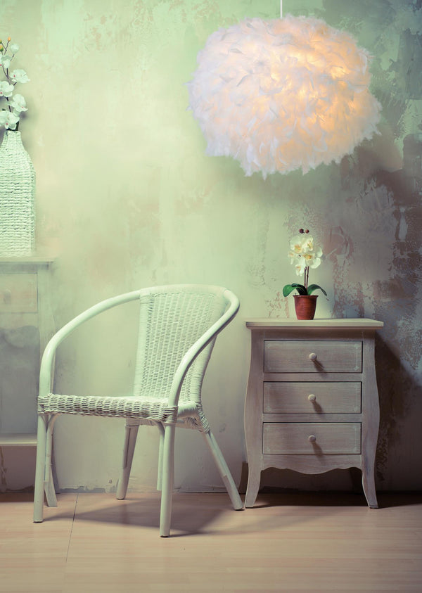 Lucide GOOSY SOFT hanglamp Ø 50 cm, E27, wit