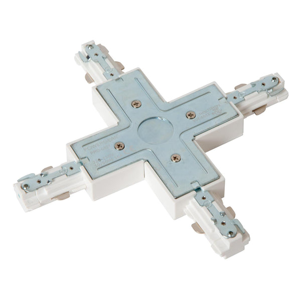 Lucide TRACK X-connector railconnector wit