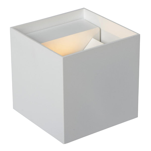 Lucide AXI LED-wandspot voor de badkamer 2 × 3,5 W, IP54, wit
