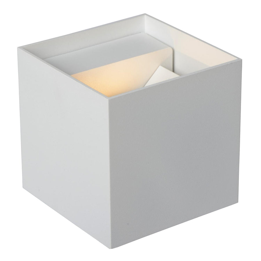 Lucide AXI LED-wandspot voor de badkamer 2 × 3,5 W, IP54, wit