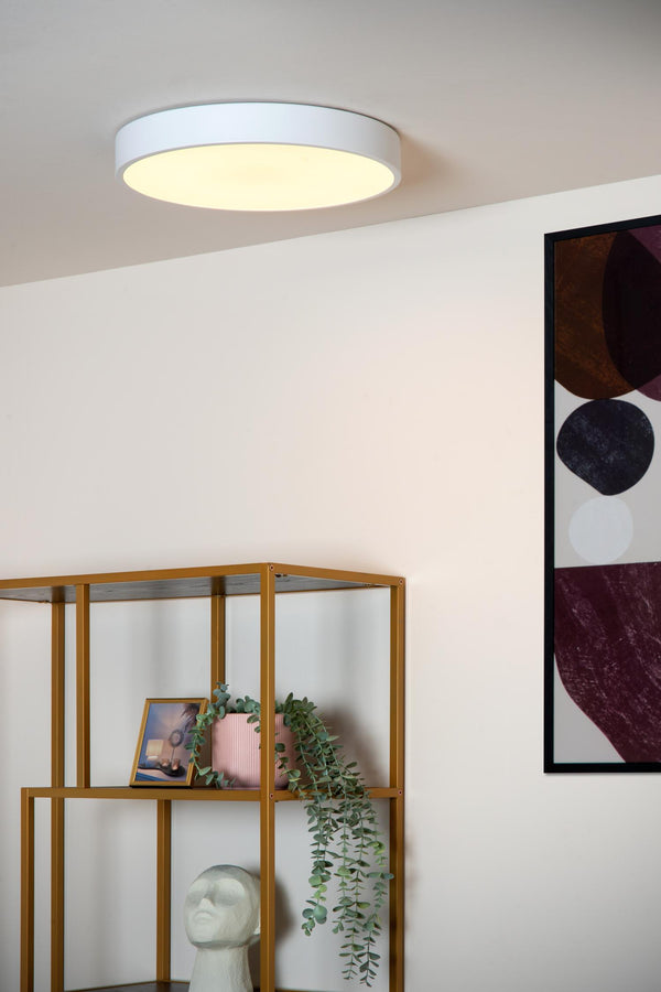 Lucide UNAR plafondlamp Ø 39,5 cm, wit
