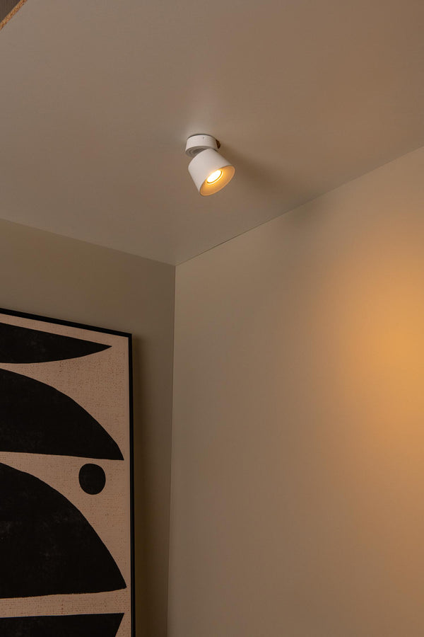 Lucide TRIGONO plafondspot Ø 10,5 cm, GU10, wit