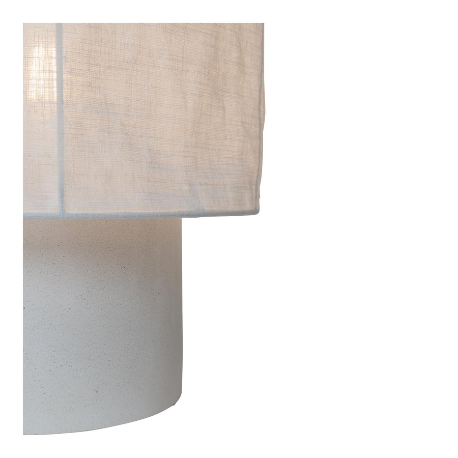 Lucide TISSAJA tafellamp Ø 30 cm, E27, wit