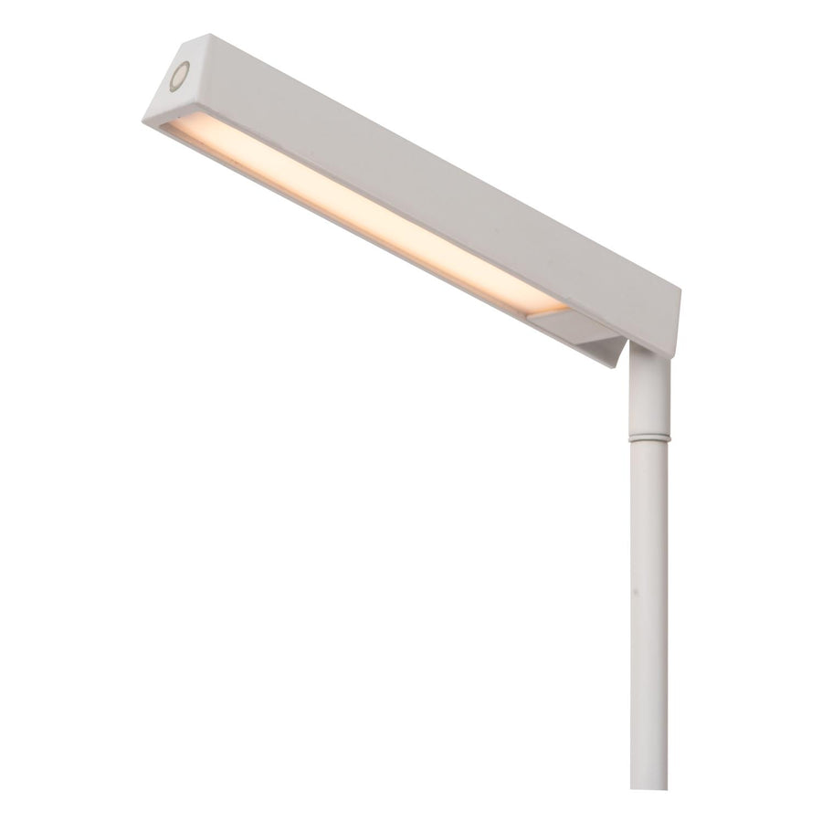 Lucide LAVALE dimbare LED-leesvloerlamp 3 W, wit