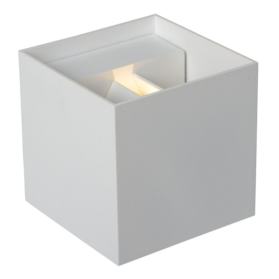 Lucide AXI LED-wandspot voor de badkamer 2 × 3,5 W, IP54, wit
