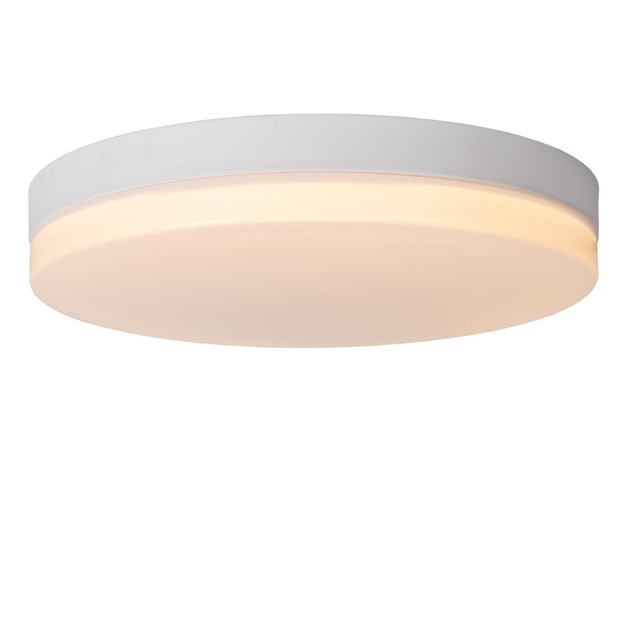 Lucide BISKIT LED-plafondlamp voor de badkamer met bewegingssensor Ø 40 cm, 36 W, IP44, wit