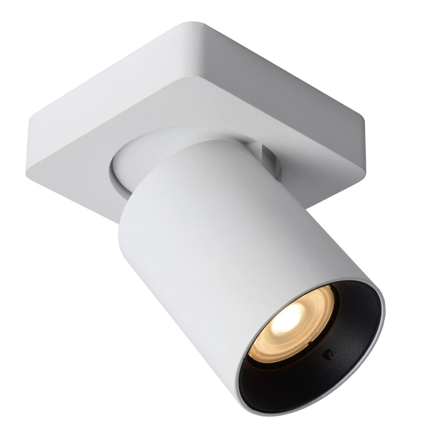 Lucide NIGEL dimbare LED-plafondspot GU10, 5 W, 2200–3000 K, wit