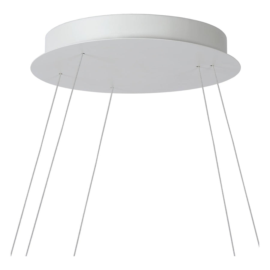 Lucide TRINITI dimbare LED-hanglamp Ø 80 cm, wit
