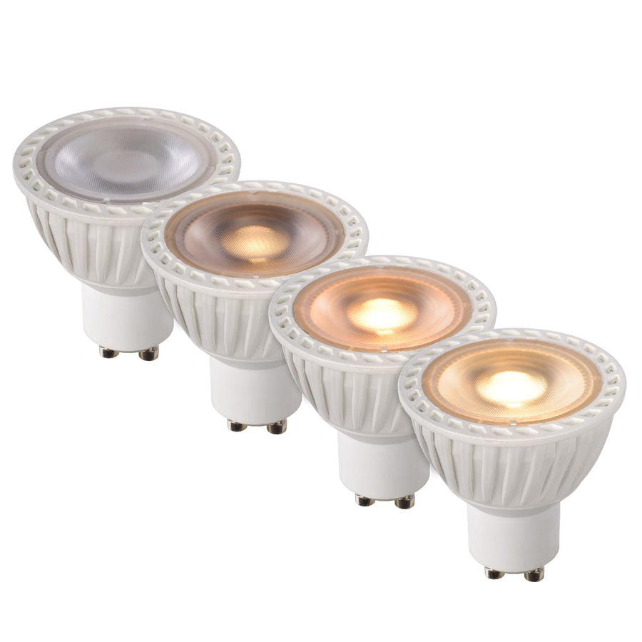 Lucide MR16 dimbare LED-lamp GU10 Ø 5 cm, 5 W, 2200–3000 K, wit