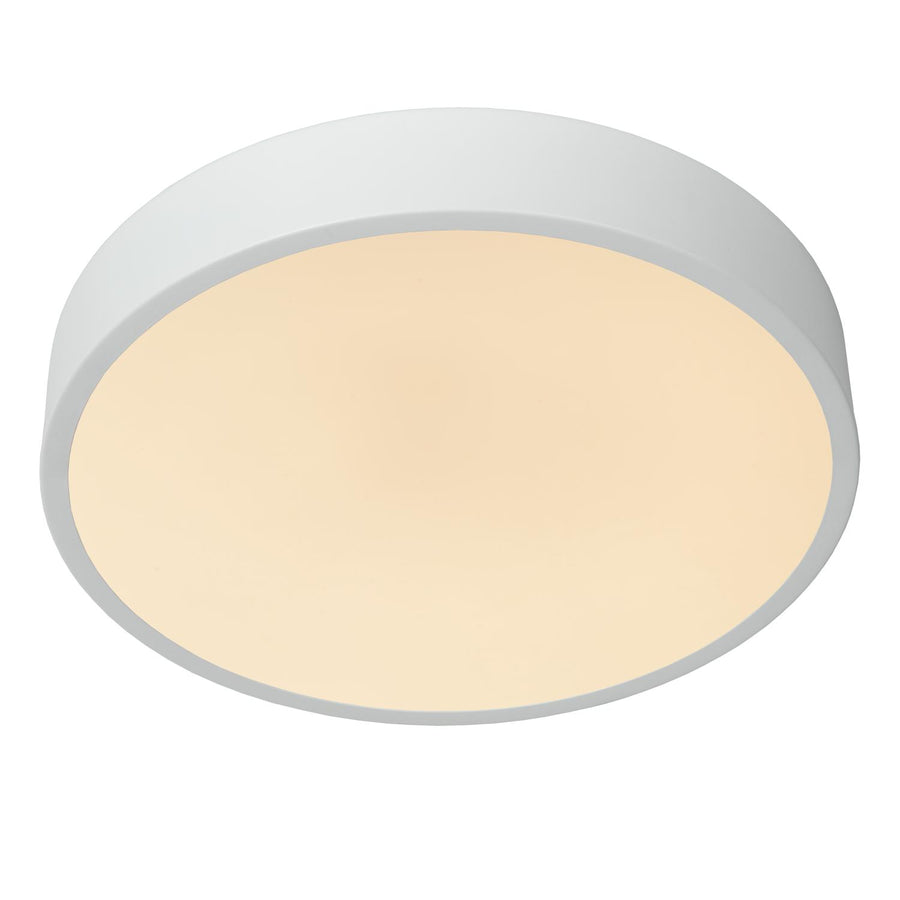 Lucide UNAR plafondlamp Ø 30 cm, wit