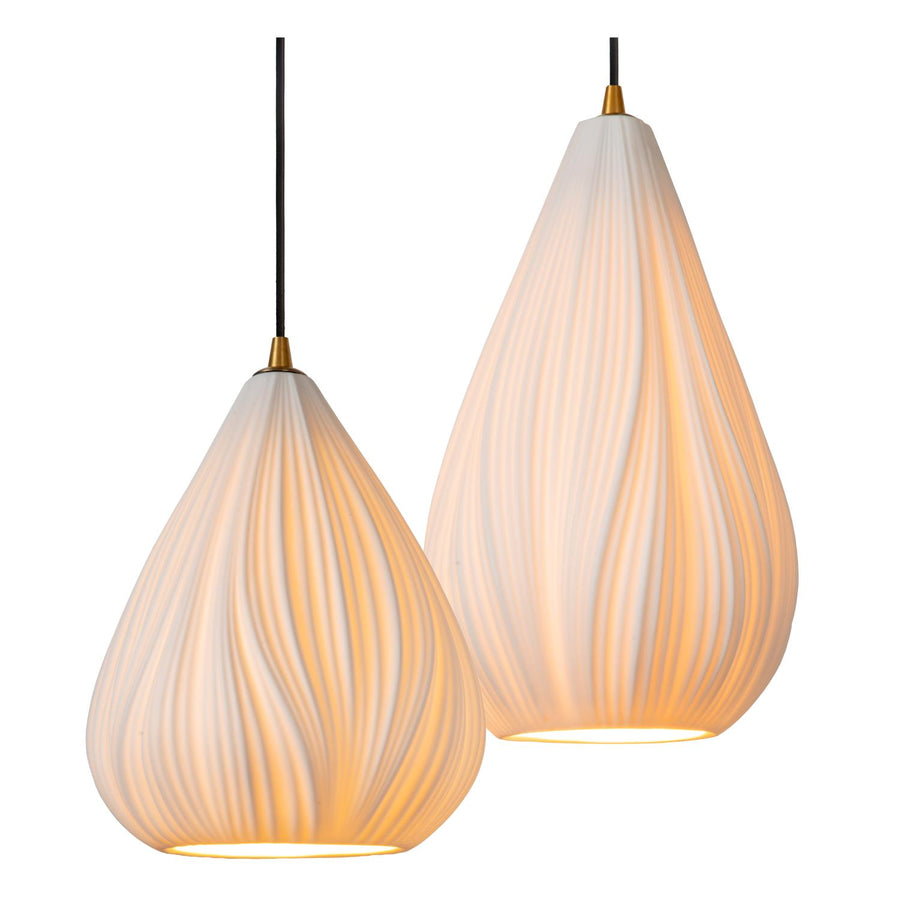 Lucide CINZIA hanglamp Ø 55,5 cm, 4 × E27, wit