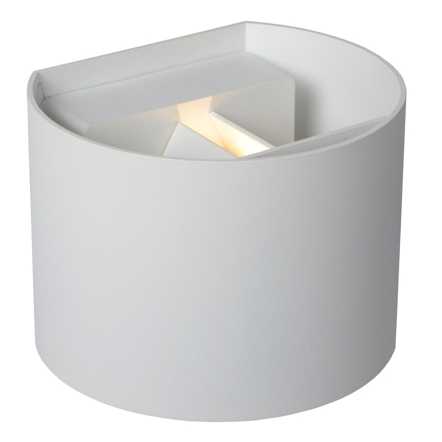 Lucide AXI LED-wandspot voor de badkamer 2 × 3,5 W, IP54, wit