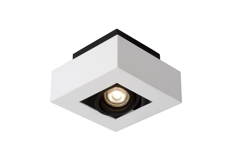 Lucide XIRAX dimbare LED-plafondspot GU10, 5 W, 2200–3000 K, wit