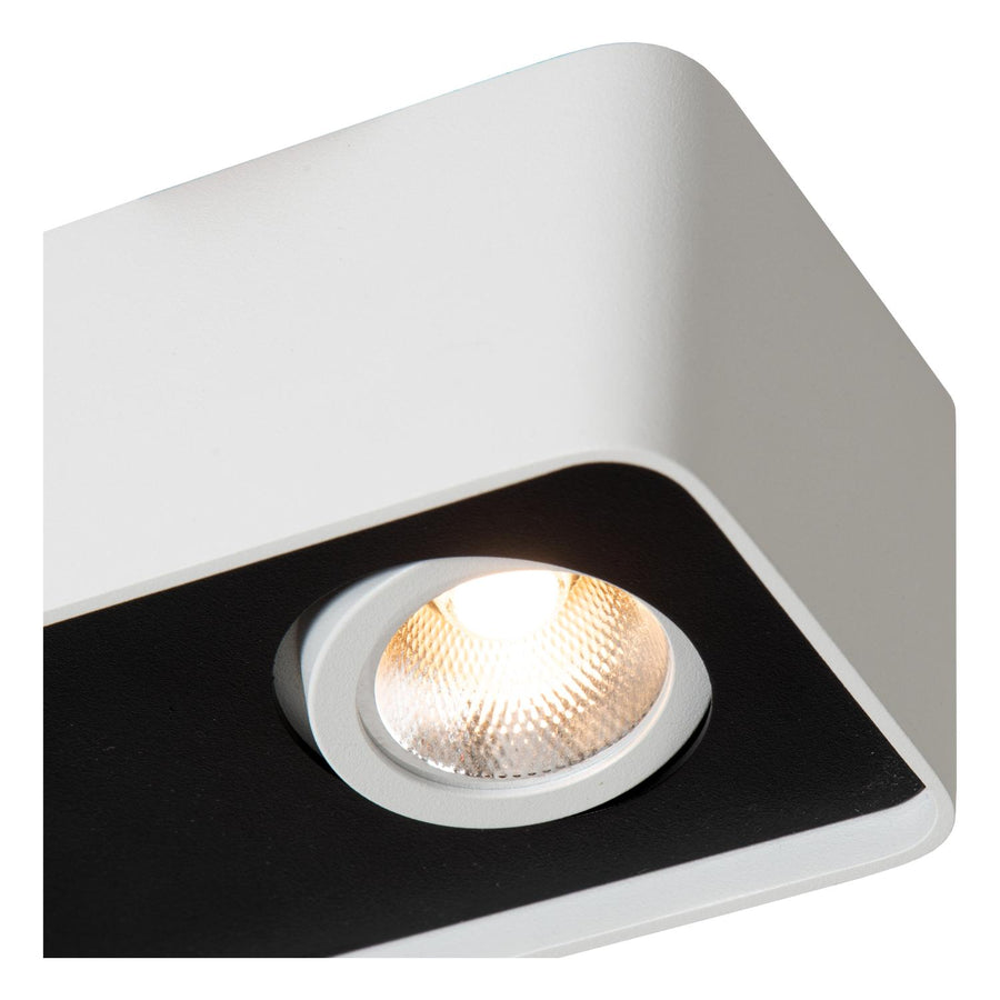 Lucide ANGULAR dimbare LED-plafondspot 2 × 5 W, wit