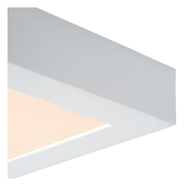 Lucide BRICE-LED dimbare LED-plafondlamp voor de badkamer 15 W, IP44, wit