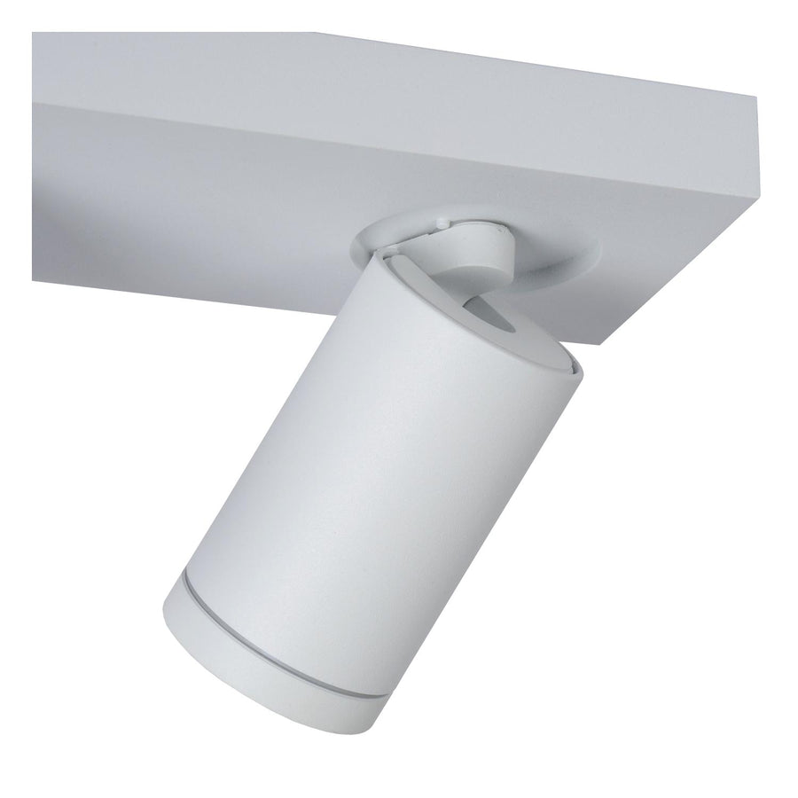 Lucide TAYLOR dimbare LED-plafondspot voor de badkamer 3 × GU10, 3 × 5 W, IP44, 2200–3000 K, wit