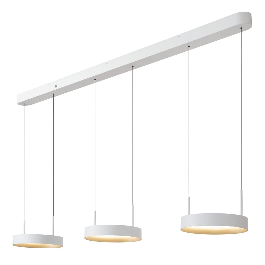 Lucide RADIANT dimbare LED-hanglamp 3 × 18,6 W, 2200–3000 K, wit