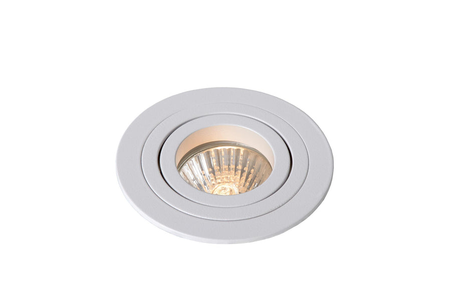 Lucide TUBE inbouwspot Ø 9,2 cm, GU10, wit