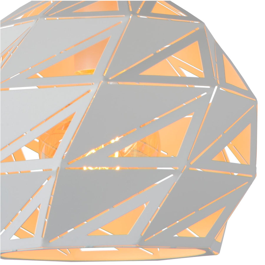 Lucide MALUNGA hanglamp Ø 25 cm, E27, wit