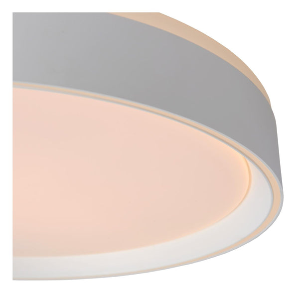Lucide NURIA dimbare LED-plafondlamp met 3 dimstanden, Ø 40 cm, 24 W, wit