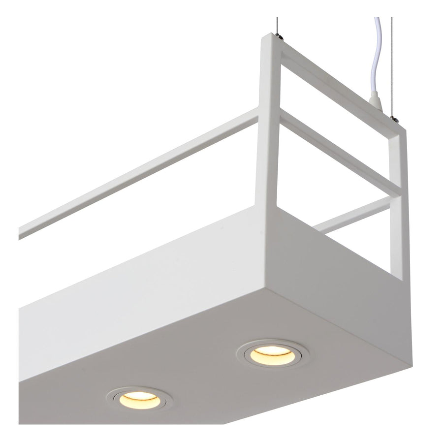Lucide MIRAVELLE hanglamp 6 × GU10, wit