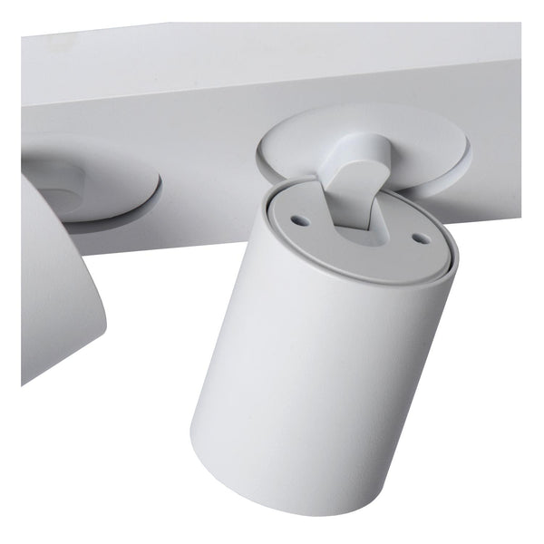 Lucide NIGEL dimbare LED-plafondspot 3 × GU10, 3 × 5 W, 2200–3000 K, wit
