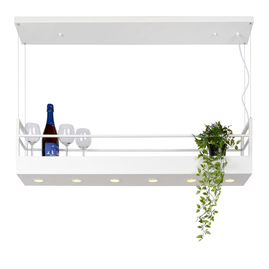 Lucide MIRAVELLE hanglamp 6 × GU10, wit