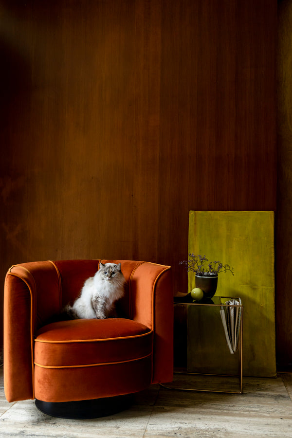 Loungestoel Flower Oranje