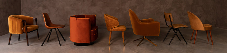 Loungestoel Flower Oranje