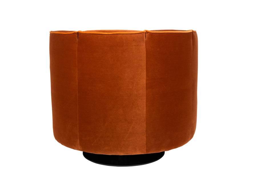 Loungestoel Flower Oranje