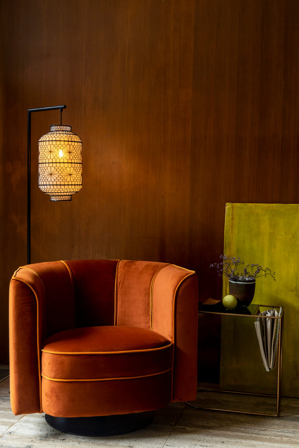 Loungestoel Flower Oranje