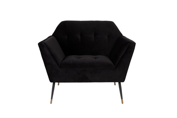 Loungestoel Kate Zwart